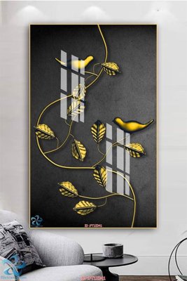 Ảnh gốc Tranh trang trí lối vào FT15341 (siêu chi tiết) để in ấn