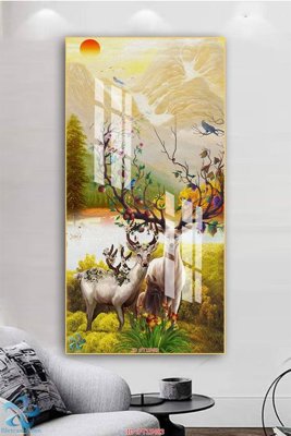 File in ấn Tranh trang trí lối vào FT15483 (bản gốc) chất lượng cao