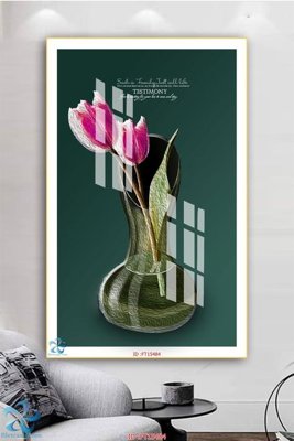 File tranh Tranh trang trí lối vào FT15484 (file gốc) chuẩn màu in