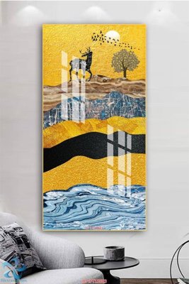 File gốc Tranh trang trí lối vào FT15603 (in mica) trang trí