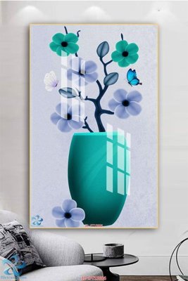 File PSD Tranh trang trí lối vào FT15606 (bản gốc) đã tách nền