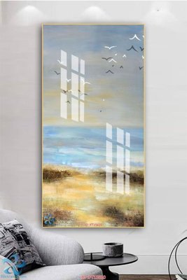 File in trần Tranh trang trí lối vào FT15610 (bản gốc) hoa văn