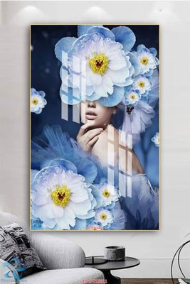 File tranh Tranh trang trí lối vào FT15611 (ảnh gốc) in trần 3D