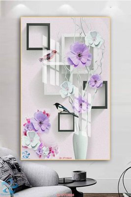 File in ấn cao cấp Tranh trang trí lối vào FT15614 (file gốc)