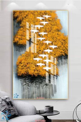 File in mica Tranh trang trí lối vào FT15621 (bản gốc) siêu trong