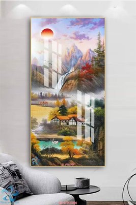 File tranh quảng cáo Tranh trang trí lối vào FT15704 (download file gốc)