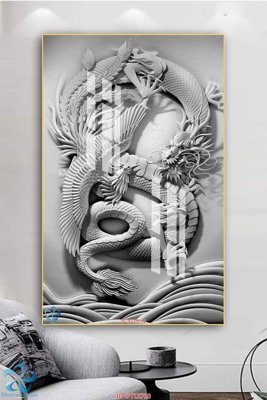 Hình ảnh file gốc Tranh trang trí lối vào FT15710 cho in UV