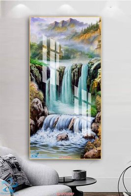 File gốc Tranh trang trí lối vào FT15747 (in mica) làm bảng hiệu