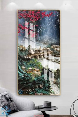 Tải file Tranh trang trí lối vào FT15755 (ảnh gốc) in tranh kính