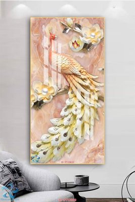 File tranh gốc Tranh trang trí lối vào FT15819 (bản quyền) file PSD