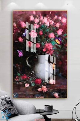 File in mica Tranh trang trí lối vào FT15825 (bản gốc) sắc sảo