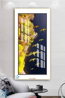 Download file tranh Tranh trang trí lối vào FT15846 (file gốc PSD)