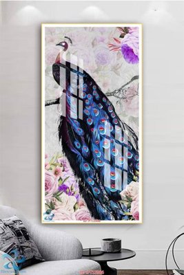 File tranh gốc in trần nhà Tranh trang trí lối vào FT15906 3D