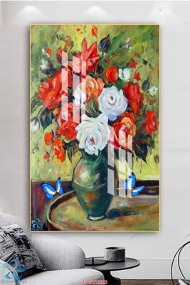 File in trần Tranh trang trí lối vào FT15923 (bản gốc) hoa văn