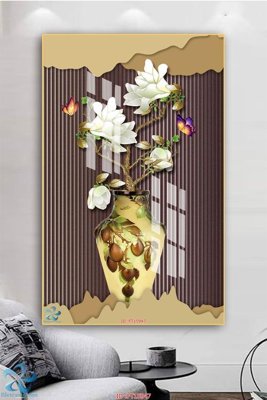 Download file gốc Tranh trang trí lối vào FT15947 (in mica) trong suốt