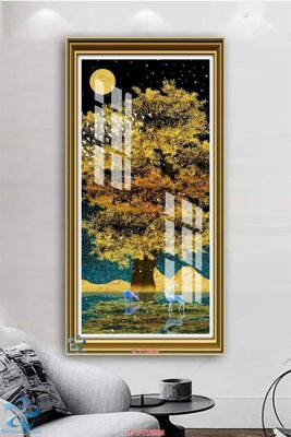 File in trần Tranh trang trí lối vào FT16006 (file gốc) chủ đề vũ trụ