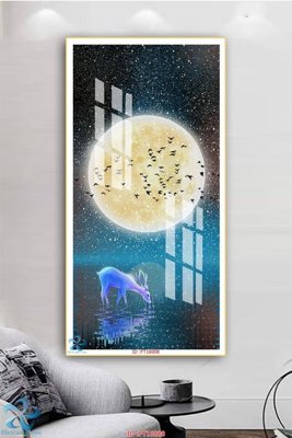 File tranh ảnh gốc Tranh trang trí lối vào FT16008 dùng cho in khổ lớn