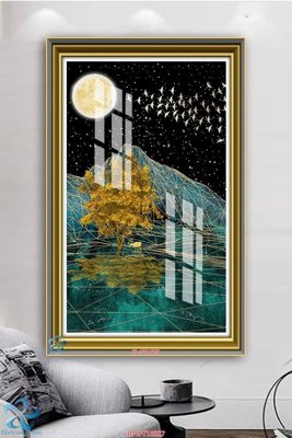 Hình ảnh file gốc in trần nhà Tranh trang trí lối vào FT16027