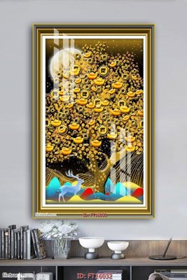 File in ấn Tranh trang trí lối vào FT16032 (bản gốc) chất lượng cao