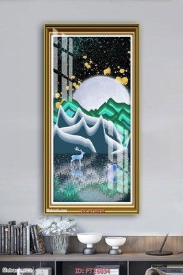 File gốc Tranh trang trí lối vào FT16034 (in ấn) không giới hạn