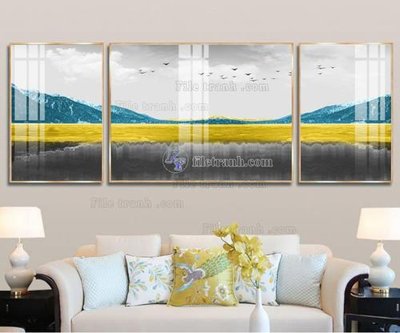 File gốc File tranh hiện đại pha lê gương FT161 (dành cho trang trí nội thất)