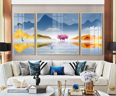 File PSD File tranh hiện đại pha lê gương FT162 (bản gốc) chất lượng nhất