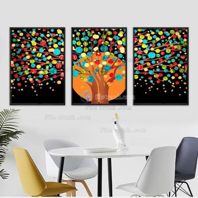 Ảnh gốc File tranh hiện đại pha lê gương FT173 (siêu chi tiết) để in ấn