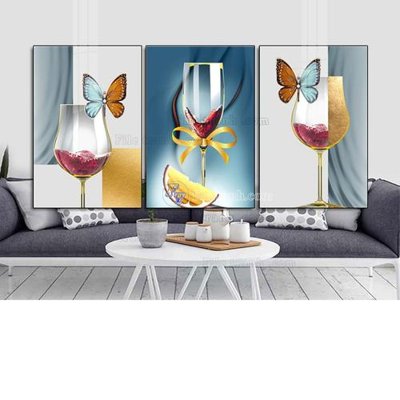 File tranh PSD File tranh hiện đại pha lê gương FT187 chất lượng cao