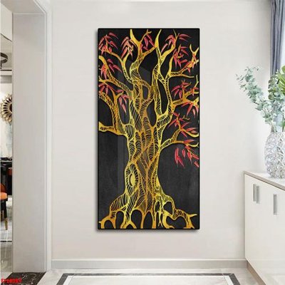 File gốc File tranh đơn lối vào FT20089 (trang trí) phòng làm việc