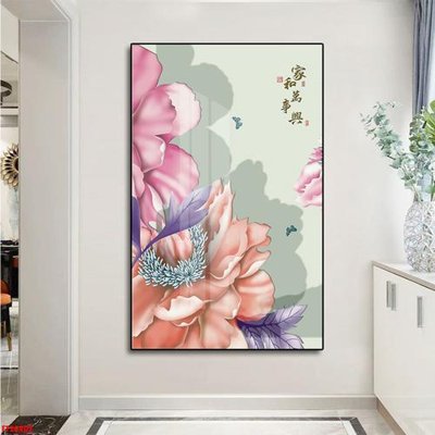 Download file gốc File tranh đơn lối vào FT20402 (in mica) 3D