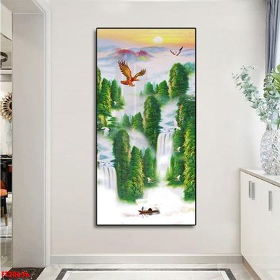 Download file gốc File tranh đơn lối vào FT20636 (in lụa) cao cấp