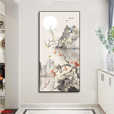 Ảnh gốc File tranh đơn lối vào FT20657 (siêu chi tiết) để in ấn