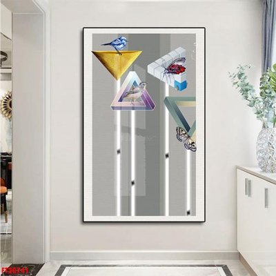 File gốc File tranh đơn lối vào FT20741 (in 3D) cho trang trí