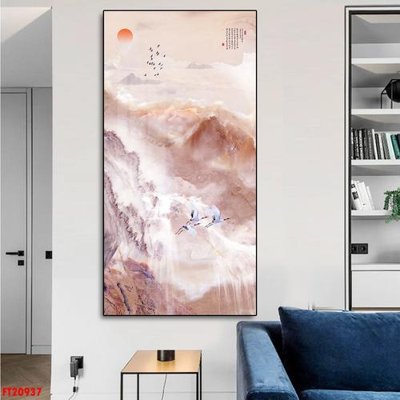 File gốc File tranh đơn lối vào FT20937 (in tráng gương) nghệ thuật