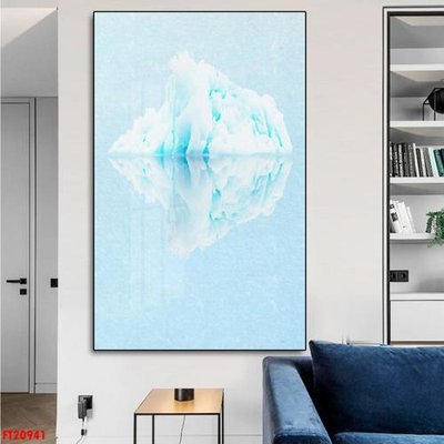 File tranh File tranh đơn lối vào FT20941 (gốc) in trên kính