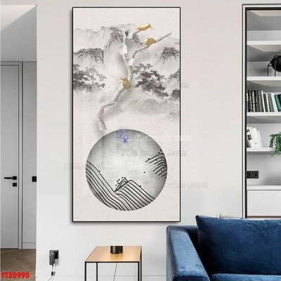 Tải file File tranh đơn lối vào FT20990 (gốc) làm tranh treo tường