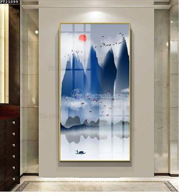 File ảnh File tranh đơn lối vào FT21099 (gốc) trang trí khách sạn
