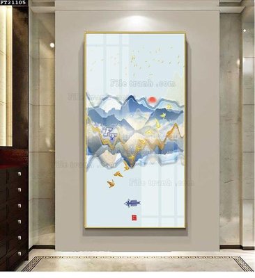 Tải file File tranh đơn lối vào FT21105 (ảnh gốc) in gạch 3D