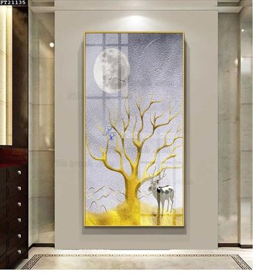 Chi tiết file tranh tráng gương File tranh đơn lối vào FT21135 (ảnh gốc)