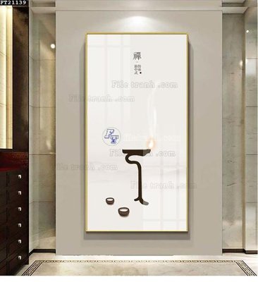 File in ấn File tranh đơn lối vào FT21139 (bản gốc) cao cấp