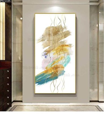 File tranh File tranh đơn lối vào FT21185 (file gốc) chủ đề phong thủy