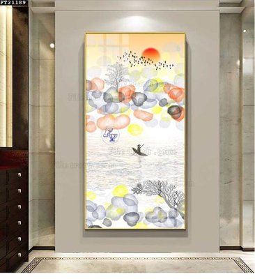 File in ấn cao cấp File tranh đơn lối vào FT21189 (file gốc)