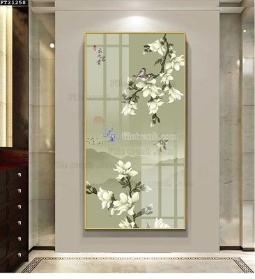 File tranh PSD File tranh đơn lối vào FT21258 chất lượng cao