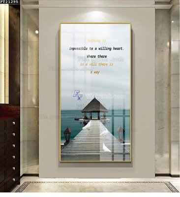 Download file File tranh đơn lối vào FT21295 (gốc) cho xưởng in