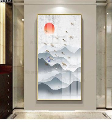 File tranh File tranh đơn lối vào FT21345 (ảnh gốc) sắc nét hoàn hảo