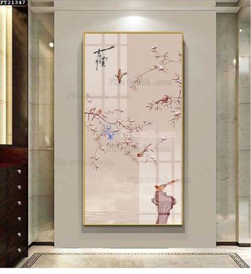 File tranh File tranh đơn lối vào FT21347 (gốc) phong cách tối giản