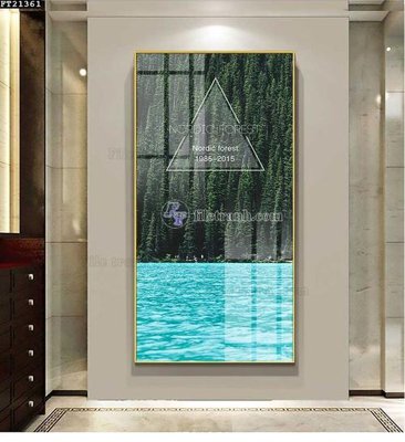 Ảnh gốc file in lụa File tranh đơn lối vào FT21361 chi tiết