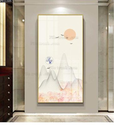 Download file File tranh đơn lối vào FT21385 (gốc) in mica ốp bếp