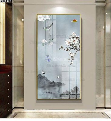 File gốc in ấn File tranh đơn lối vào FT21468 (sẵn sàng tải về)