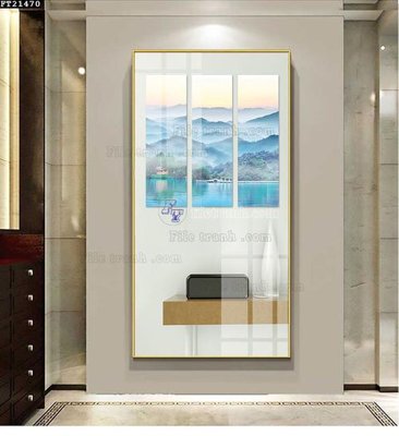 Tải file gốc File tranh đơn lối vào FT21470 (bản PSD) còn layer